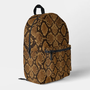 Python Slangenhuidprint Bedrukte Rugzak