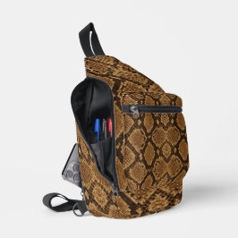 Python Slangenhuidprint Sling Bag