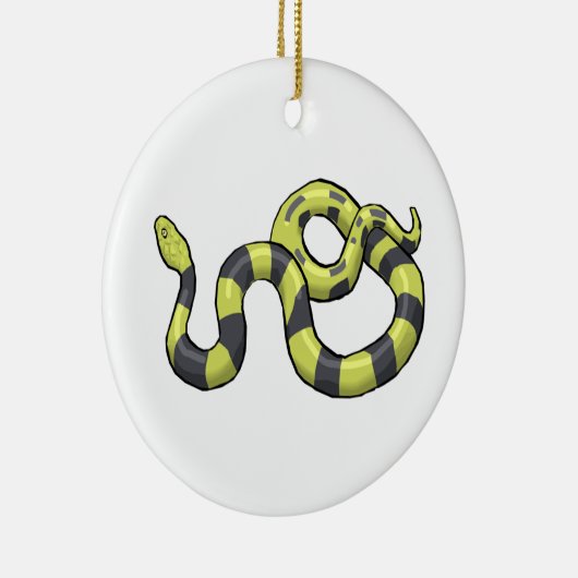 Python Snake Keramisch Ornament (Rechts)