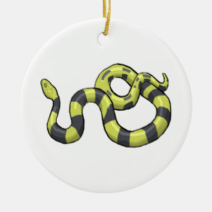Python Snake Keramisch Ornament