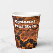 Python Snake Papieren Bekers (Voorkant)