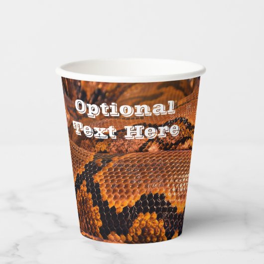 Python Snake Papieren Bekers (Voorkant)