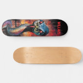 Python Snake Persoonlijk Skateboard (Horizontaal)