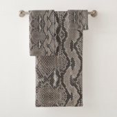 Python Snake Skin Animal Print Bad Handdoek (Insitu)