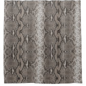 Python Snake Skin Animal Print Douchegordijn (Voorkant)