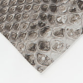 Python Snake Skin Animal Print Fleece Deken (Hoek)