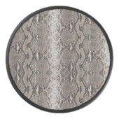Python Snake Skin Animal Print Hockey Puck (Voorkant)