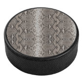 Python Snake Skin Animal Print Hockey Puck (3/4)