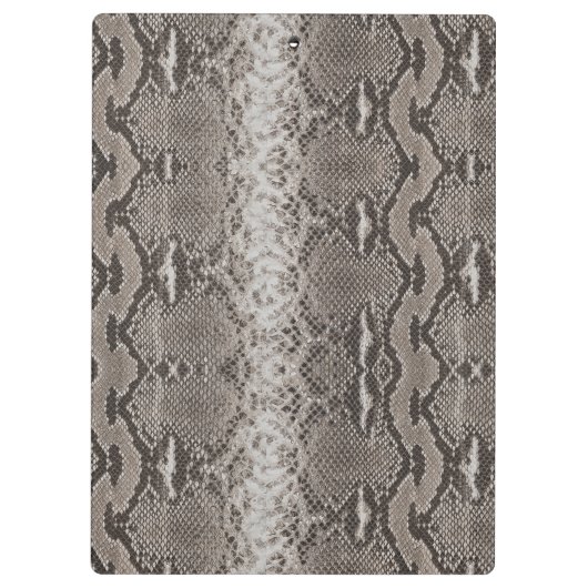 Python Snake Skin Animal Print Klembord (Achterkant)