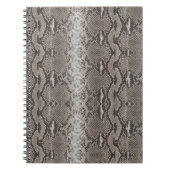 Python Snake Skin Animal Print Notitieboek (Voorkant)
