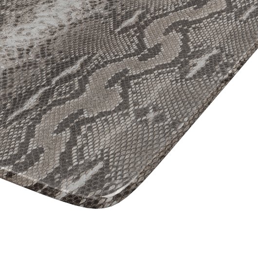 Python Snake Skin Animal Print Snijplank (Hoek)