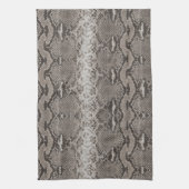 Python Snake Skin Animal Print Theedoek (Verticaal)