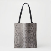 Python Snake Skin Animal Print Tote Bag (Voorkant)
