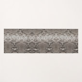 Python Snake Skin Animal Print Yogamat (Voorkant (horizontaal))