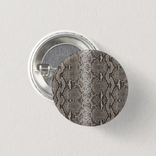 Python Snakeskin Print Ronde Button 3,2 Cm (Voorkant /achterkant)