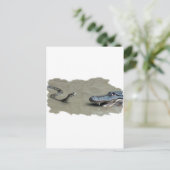 Python versus Alligator Briefkaart (Staand voorkant)