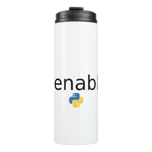 Python Vuilnisman Thermosbeker (Voorkant)