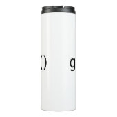 Python Vuilnisman Thermosbeker (Achterkant)