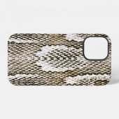 Pythonhuid: Dierenpatroonontwerp iPhone Hoesje (Achterkant horizontaal)