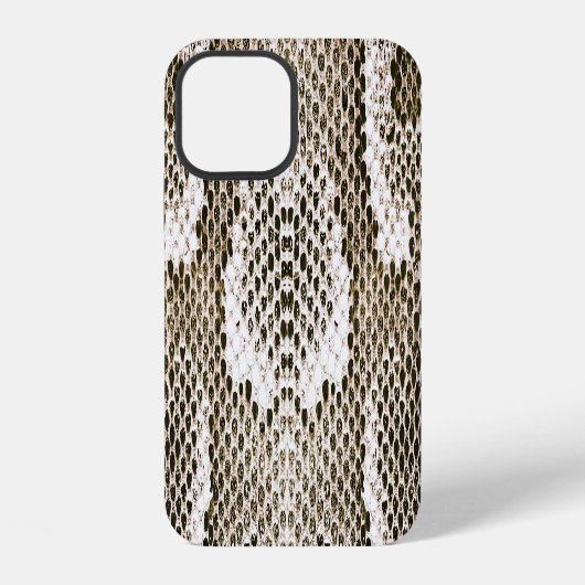 Pythonhuid: Dierenpatroonontwerp iPhone Hoesje (Achterkant)
