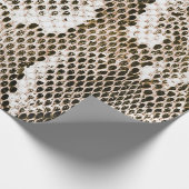 pythonhuid, slangenpatroon, dierlijk huidpatroon d cadeaupapier (Hoek)