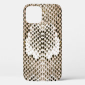 pythonhuid, slangenpatroon, dierlijk huidpatroon d Case-Mate iPhone case (Achterkant)