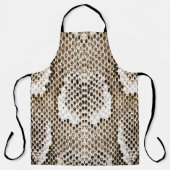 pythonhuid, slangenpatroon, dierlijk huidpatroon d schort (Voorkant)