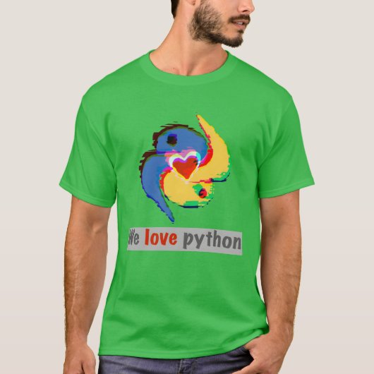 Pythons vrienden t-shirt (Voorkant)