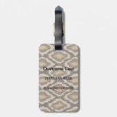 Pythonslang huidpatroon 2 bagagelabel (Achterkant verticaal)