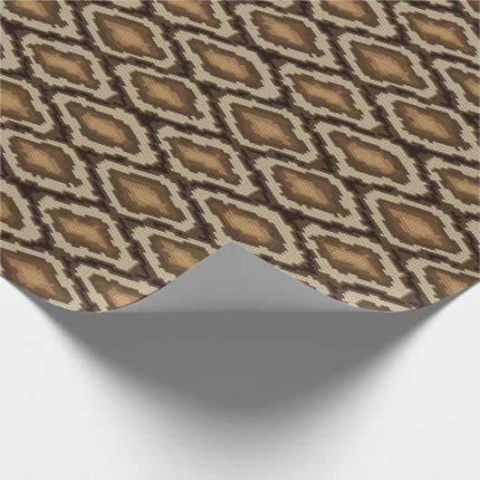 Pythonslang huidpatroon 2 cadeaupapier (Hoek)