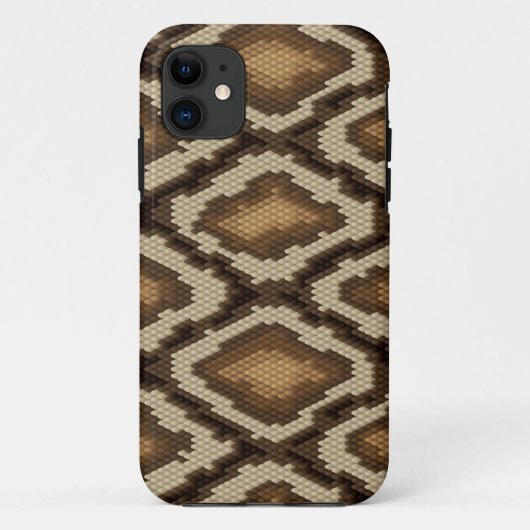 Pythonslang huidpatroon 2 Case-Mate iPhone case (Achterkant)