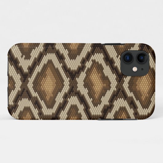 Pythonslang huidpatroon 2 Case-Mate iPhone case (Achterkant (horizontaal))