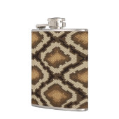 Pythonslang huidpatroon 2 heupfles (Links)