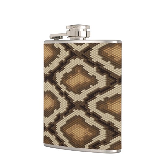 Pythonslang huidpatroon 2 heupfles (Links)