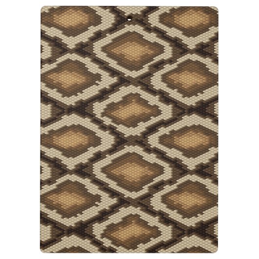 Pythonslang huidpatroon 2 klembord (Achterkant)