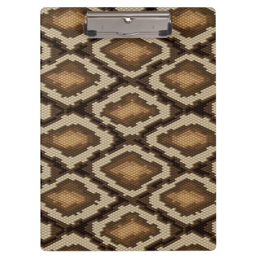 Pythonslang huidpatroon 2 klembord (Voorkant)