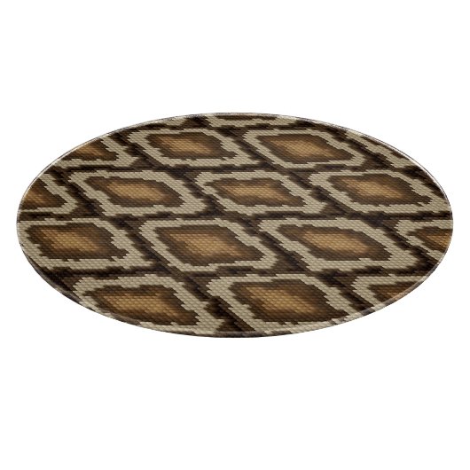 Pythonslang huidpatroon 2 snijplank (Hoek)