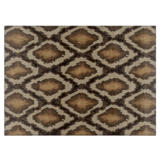 Pythonslang huidpatroon 2 snijplank (Voorkant)