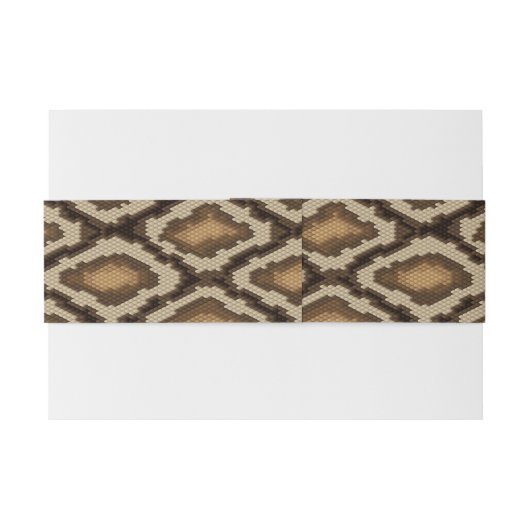 Pythonslang huidpatroon 2 uitnodigingen wikkel (Achterkant Voorbeeld)