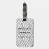 Pythonslang huidpatroon bagagelabel (Achterkant verticaal)