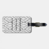 Pythonslang huidpatroon bagagelabel (Achterkant horizontaal)