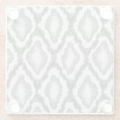 Pythonslang huidpatroon glazen onderzetter (Achterkant)