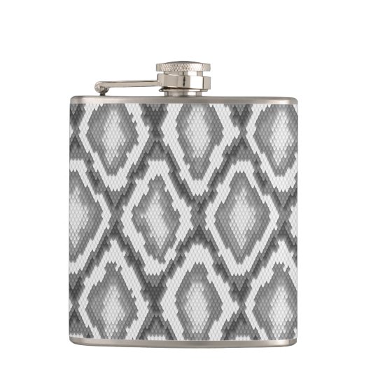 Pythonslang huidpatroon heupfles (Voorkant)