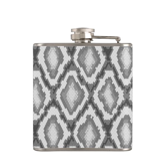 Pythonslang huidpatroon heupfles (Achterkant)