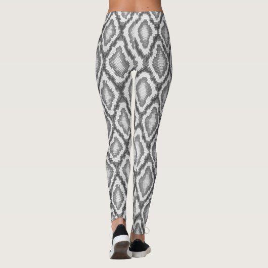 Pythonslang huidpatroon leggings (Achterkant)