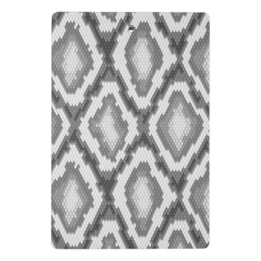 Pythonslang huidpatroon mini klembord (Achterkant)