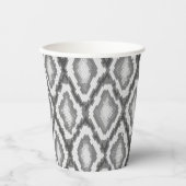 Pythonslang huidpatroon papieren bekers (Voorkant)