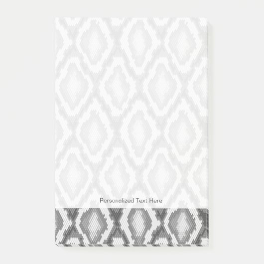 Pythonslang huidpatroon post-it® notes (Voorkant)