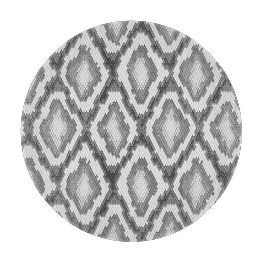 Pythonslang huidpatroon snijplank (Voorkant)