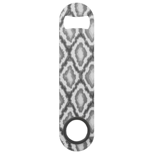 Pythonslang huidpatroon speed flessenopener (Achterkant)